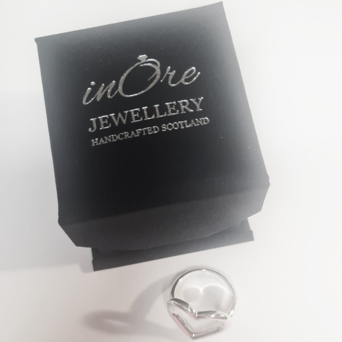Sterling Silver Open Heart Ring